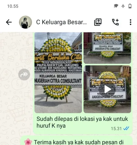 Pengiriman Papan Bunga Duka Cacaban Magelang Tengah