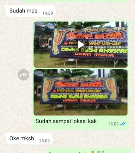 Pengiriman Papan Bunga Cacaban Magelang Tengah