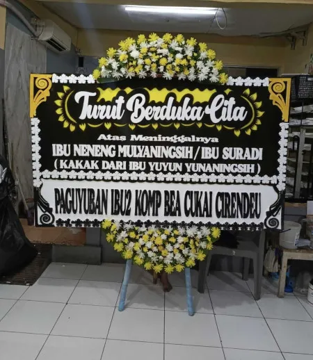 Papan Bunga Duka Cacaban Magelang Tengah